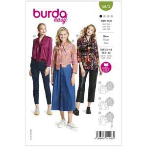 Bluse Burda 5873 str. 34-48