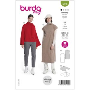 Bluse/pullover Burda 5880 str. 34-44