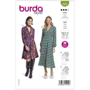 Kjole Burda 5885 str. 34-44