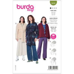 Jakke/frakke Burda 5976 str. 34-48