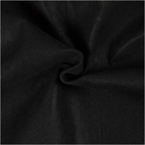 Filt bred 180 cm Sort