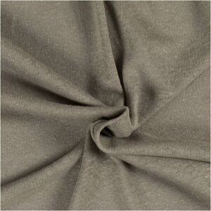 Hør/ viscose jersey Støvet grøn