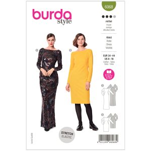 Kjole Burda 6068 str. 34-44