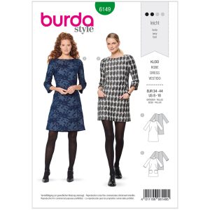 Kjole Burda 6149 str. 34-44