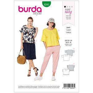 T-shirt Burda 6243 str. 34-44