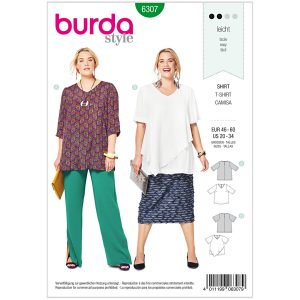 T-shirt Burda 6307 str. 46-60