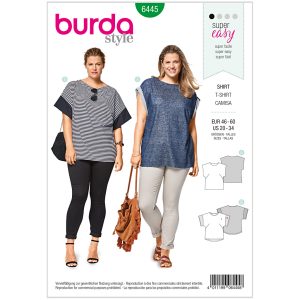 T-shirt Burda 6445 str. 46-60