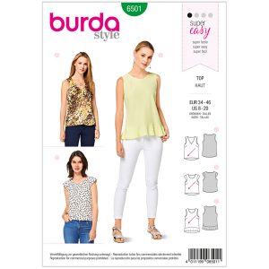 Top Burda 6501 str. 34-46