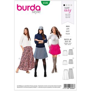 Nederdel Burda 6586 str. 32-46