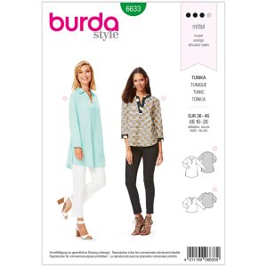 Tunika Burda 6633 str. 36-46