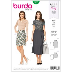 Nederdel Burda 6733 str. 36-46