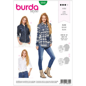 Bluse Burda 6849 str. 32-42
