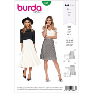 Nederdel Burda 6880 str. 36-46