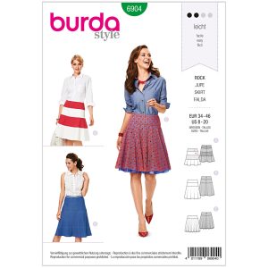 Nederdel Burda 6904 str. 34-46