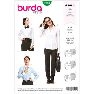 Bluse Burda 7136 str. 36-50