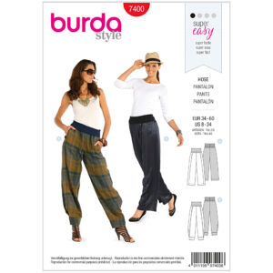 Bukser Burda 7400 str. 34-60