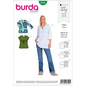 Tunika Burda 8100 str. 44-58