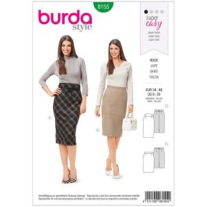 Nederdel Burda 8155 str. 34-46