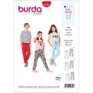 Jogging Bukser Burda Kids 9300 str. 122-164