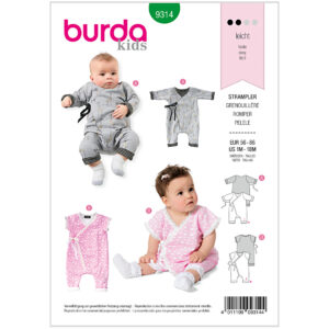 Romper Burda Kids 9314 str 56-86