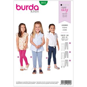 Leggings Burda Kids 9415 str. 97-140