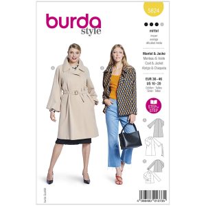 Jakke/Frakke Burda 5824 str. 36-46