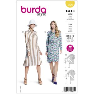 Kjole Burda 5826 str. 36-48