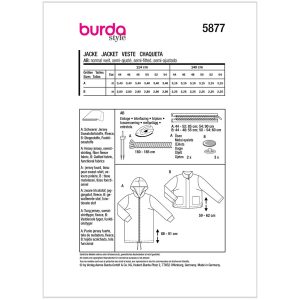 Jakke Burda 5877 str. 44-54
