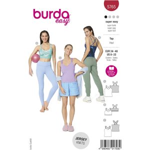 Top Burda 5765 str. 34-48.