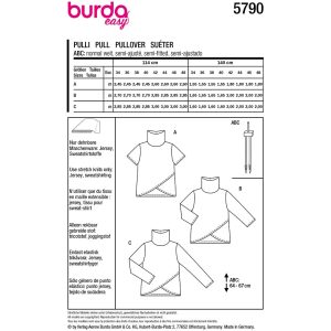 Top Burda 5790 str. 34-48