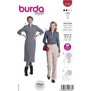 Kjole og top Burda 5792 str. 34-46
