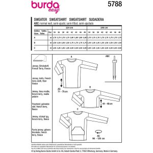 Top Burda 5788 str. 34-48