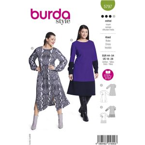 Kjole Burda 5797 str. 44-54