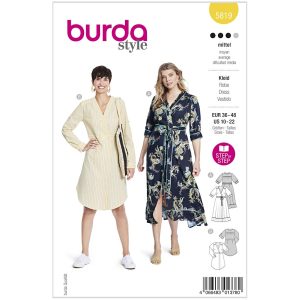 Kjole Burda 5810 str. 36-48
