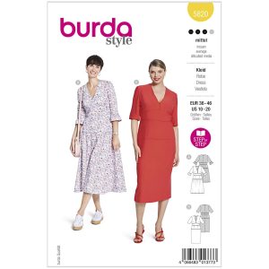 Kjole Burda 5820 str. 36-46