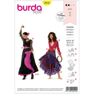 Kostume Burda 2514 str. 36-48