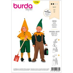 Kostume Burda Kids 2784 str. 92/98-116/122
