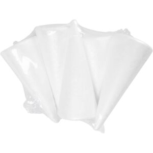 Kegle styropor, 14,5 cm, diam. 6 cm, 5 stk. Hvid