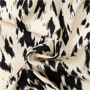 Polyester satin twill Råhvid