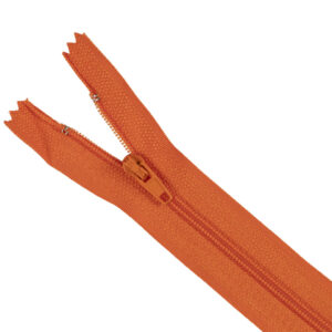 Kjolelås 40 cm 4 mm Rød orange
