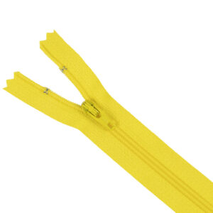 Kjolelås 55 cm 4 mm Gul