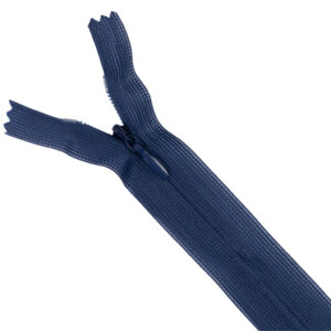 Skjult lås m/flytbar stopper 22 cm 4mm Støvet blå