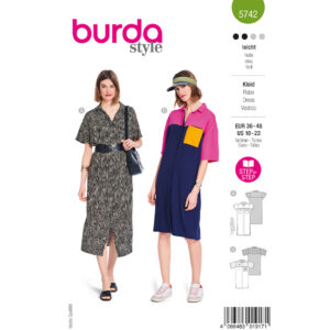 Kjole Burda 5742 str. 36-48