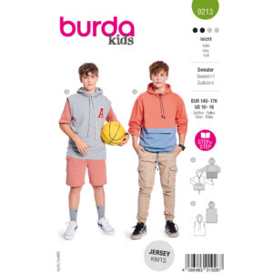 Sweatshirt Burda Kids 9213 str. 104-146
