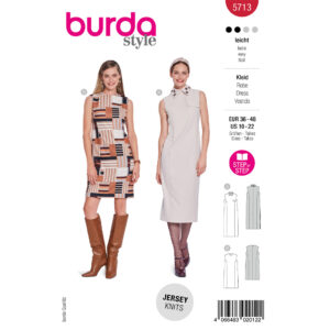 Kjole Burda 5713 str. 36-46