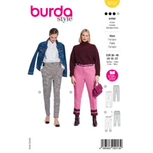 Bukser Burda 5712 str. 36-48