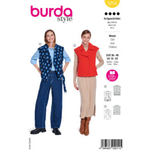 Vest Burda 5714 str. 36-46