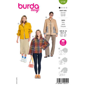 Jakke Burda 5706  str. 34-44