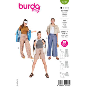 Bukser Burda 5707 str. 34-44