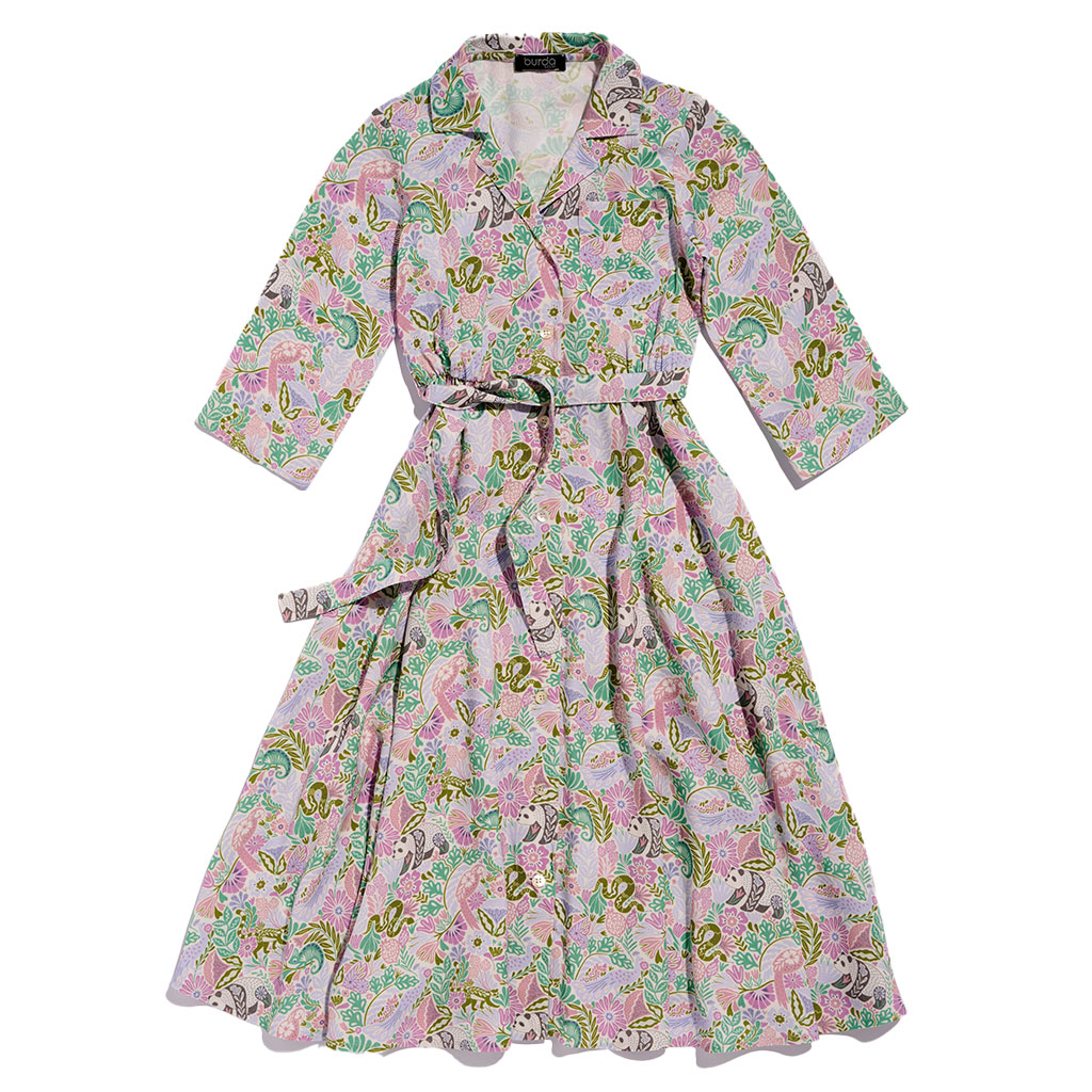 Kjole Burda Kids 9206 str. 104-146 - Billede 7